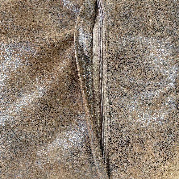 Brown Bear Faux Fur Envelope Pillow Faux leather Rustic Cabin Lodge Decor - Picture 8 of 8